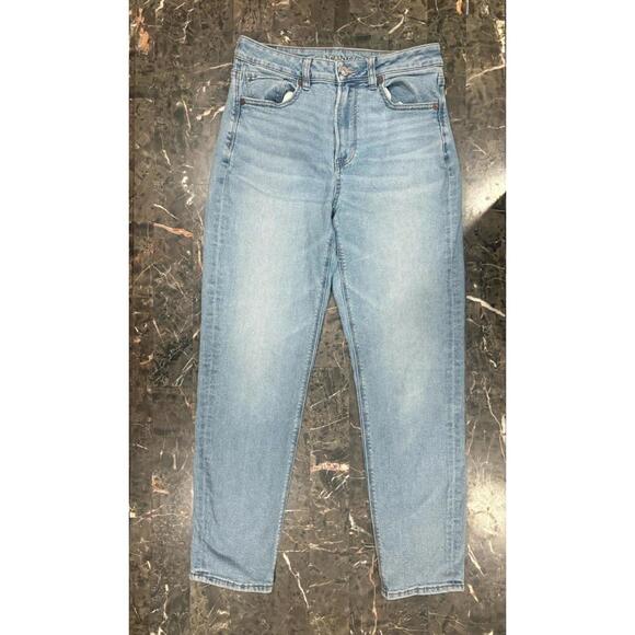 American Eagle Outfitters Denim - American Eagle Women's Mom Jeans Cotton Blend Blue Size 6 Regular Denim